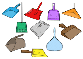 Dustpan vector