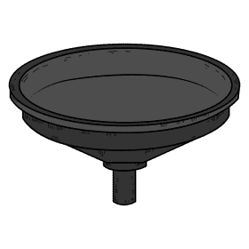 Oil funnel clipart