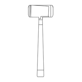 Hammer drawing black and white clipart free download