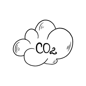 Climate black and white clipart