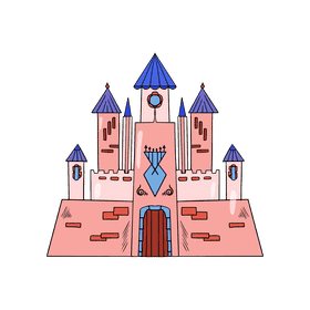 Disney castle clipart