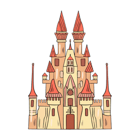 Disney castle clipart