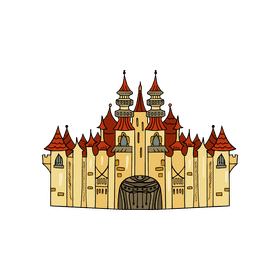 Disney castle clipart