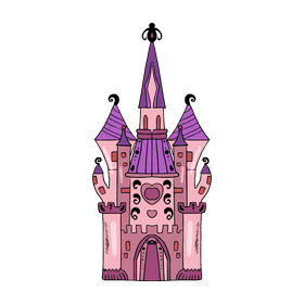 Disney castle clipart