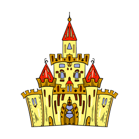 Disney castle clipart