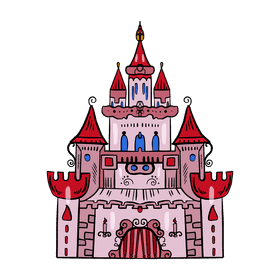 Disney castle clipart