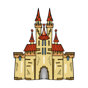 Disney castle clipart