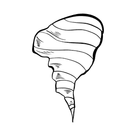 Hurricane black and white clipart