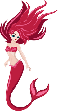 Beautiful mermaid clipart