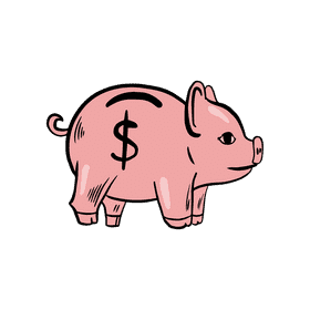 Piggy bank clipart