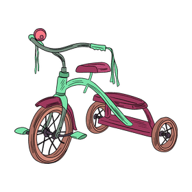 Tricycle clipart