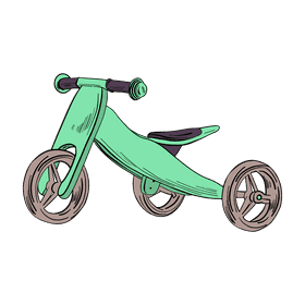 Tricycle clipart