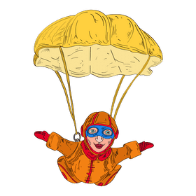 Parachute clipart