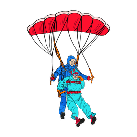 Parachute clipart