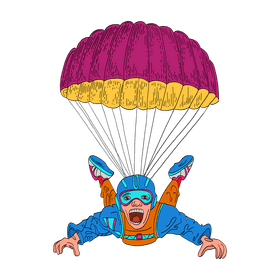 Parachute clipart