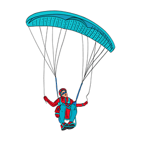 Parachute clipart