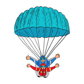 Parachute clipart