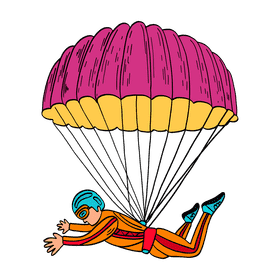 Parachute clipart