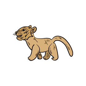 Lioness clipart
