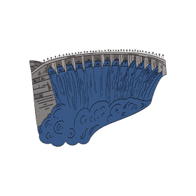 Dam clipart