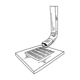 Drainage black and white clipart