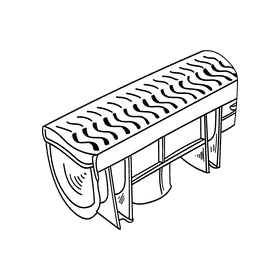 Drainage black and white clipart