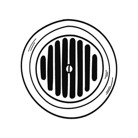 Drainage black and white clipart