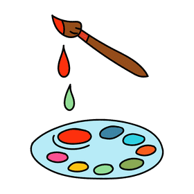 Preschool Paints clipart
