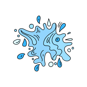 Water splash clipart