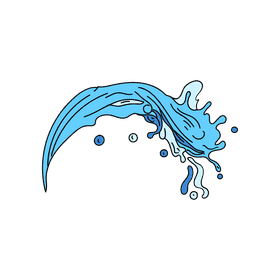 Water splash clipart