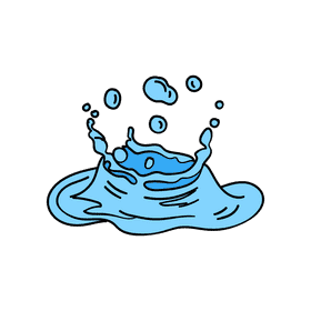 Water splash clipart