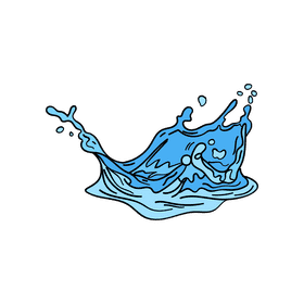 Water splash clipart