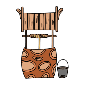 Water well clipart
