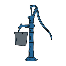 Water well clipart