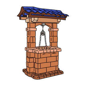 Water well clipart