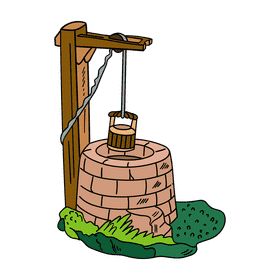 Water well clipart