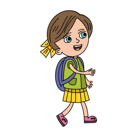 Preschool Girl clipart
