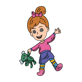 Preschool Girl clipart