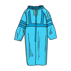 Raincoat clipart