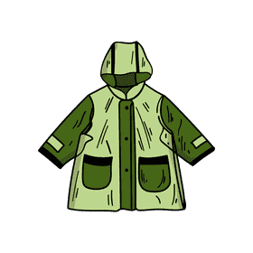 Raincoat clipart