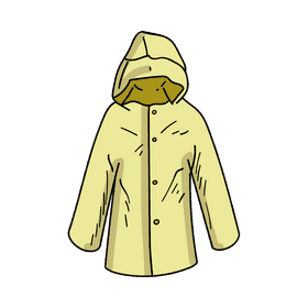 Raincoat clipart