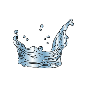 Water splash clipart