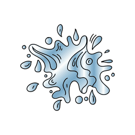 Water splash clipart