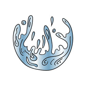 Water splash clipart