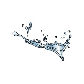 Water splash clipart