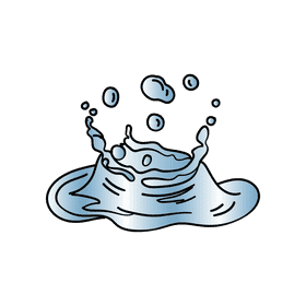 Water splash clipart