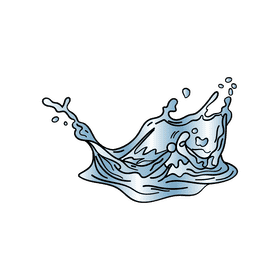 Water splash clipart