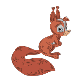 Squirrel clipart