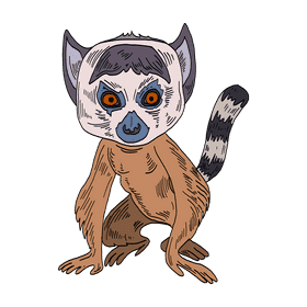 Lemur clipart