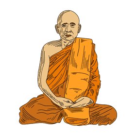 Monk clipart